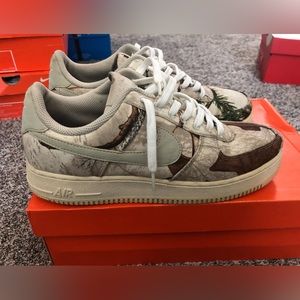 Nike Air Force 1 af1 sz 8 real tree rare used